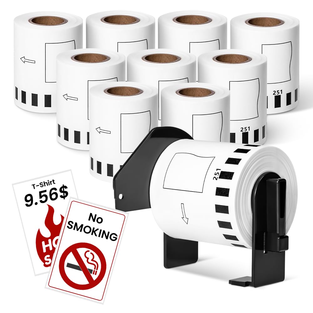 508)オンデマンドペーパー Amazon.co.jp: DK-2251 連続長さ ブラック/レッドラベル ホワイト